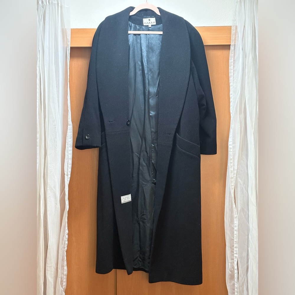 Vintage Gallo coat--size 14--Black